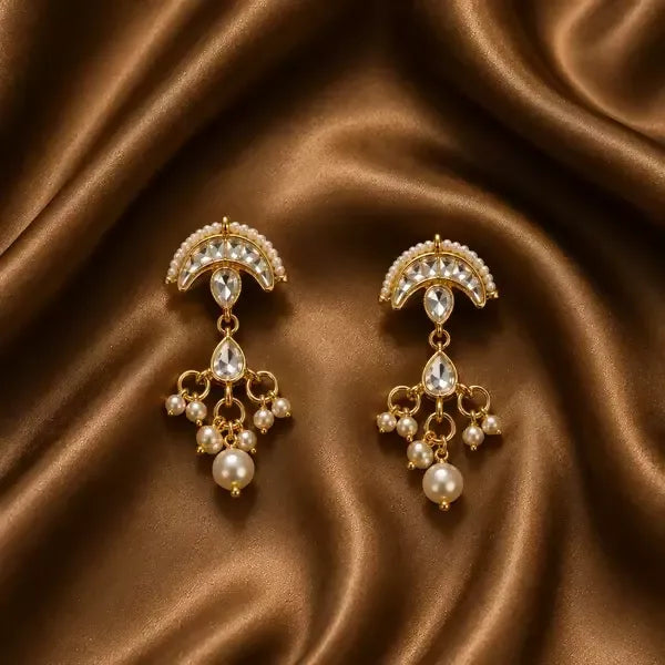 Chandrika Pearl Crescent Choker Set
