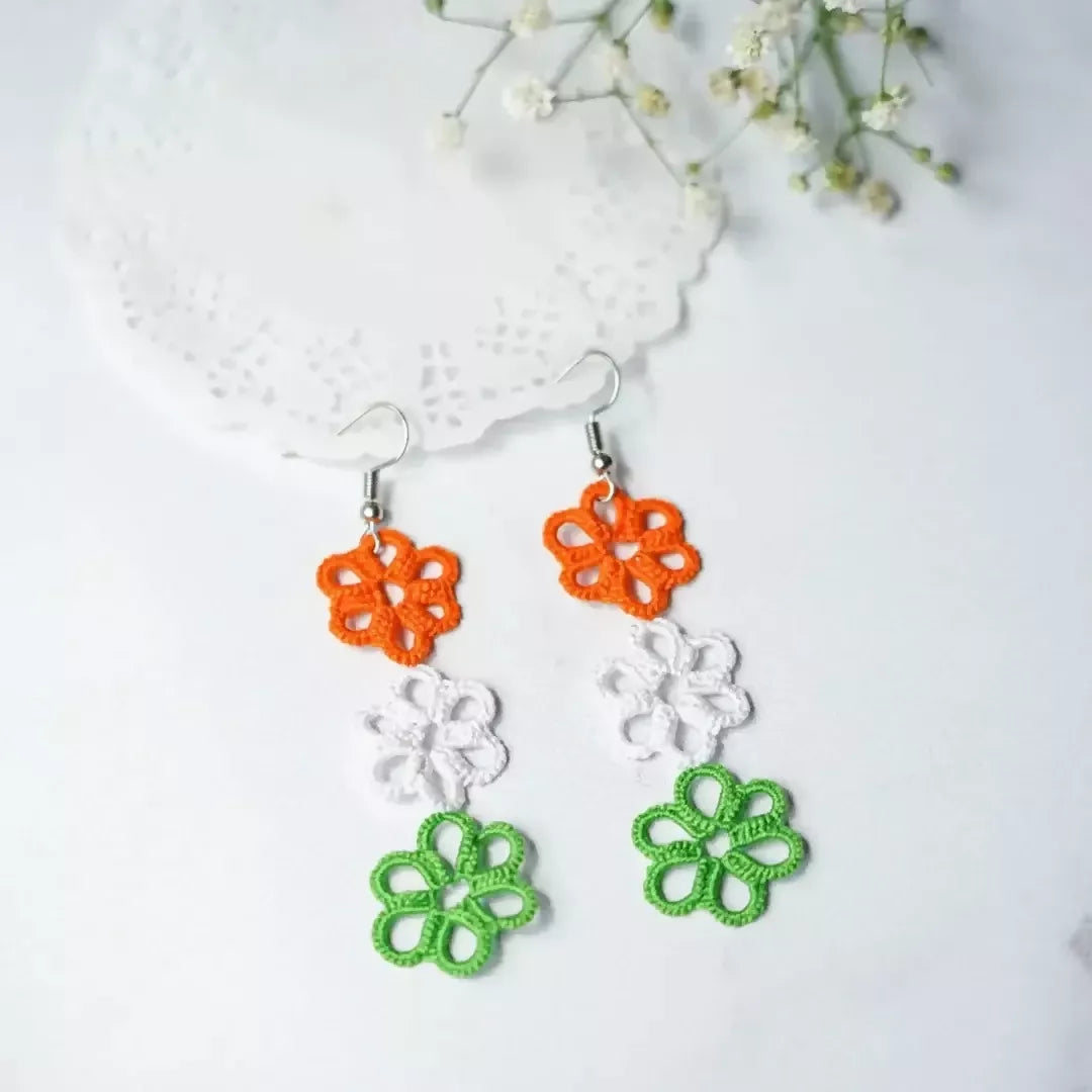 Tricolor Earrings
