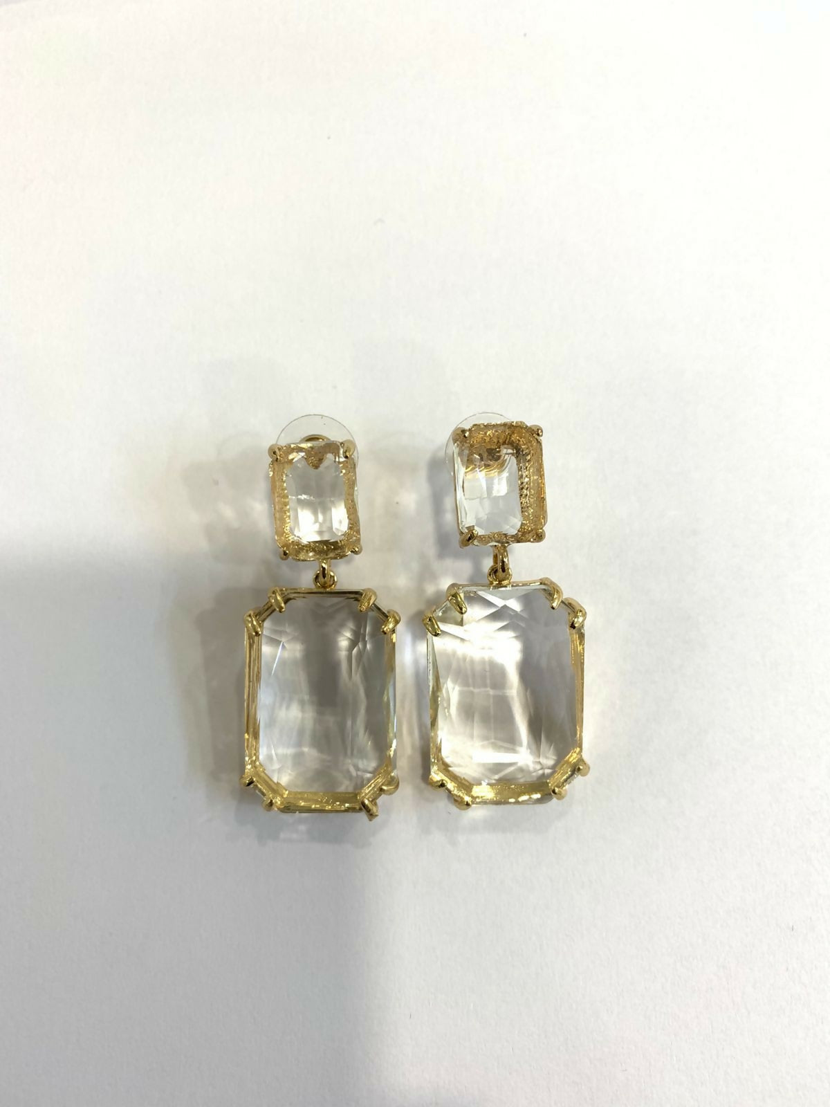Midnight Onyx Emerald-Cut Drop Earrings BSJ142