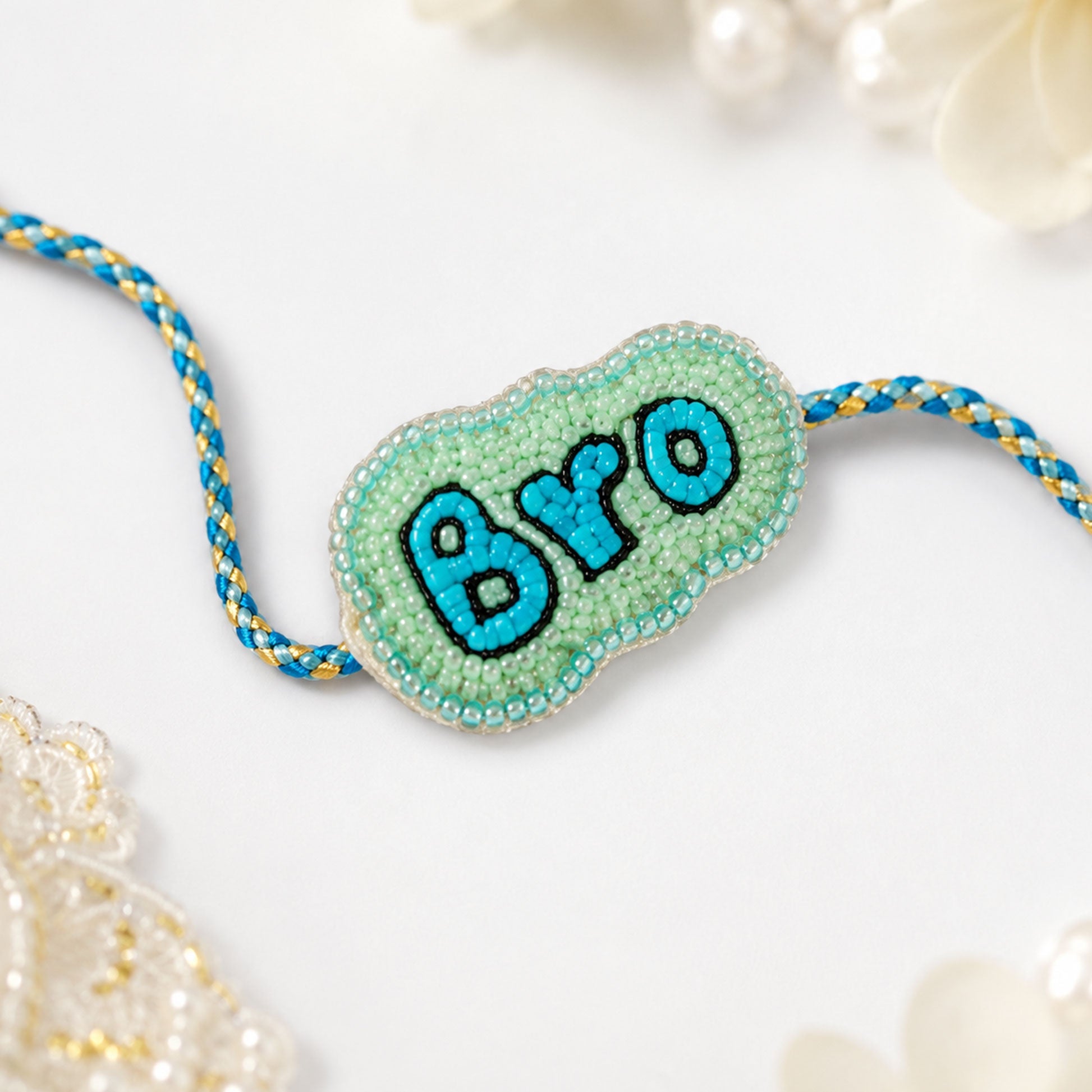 Blue Bro designer rakhi