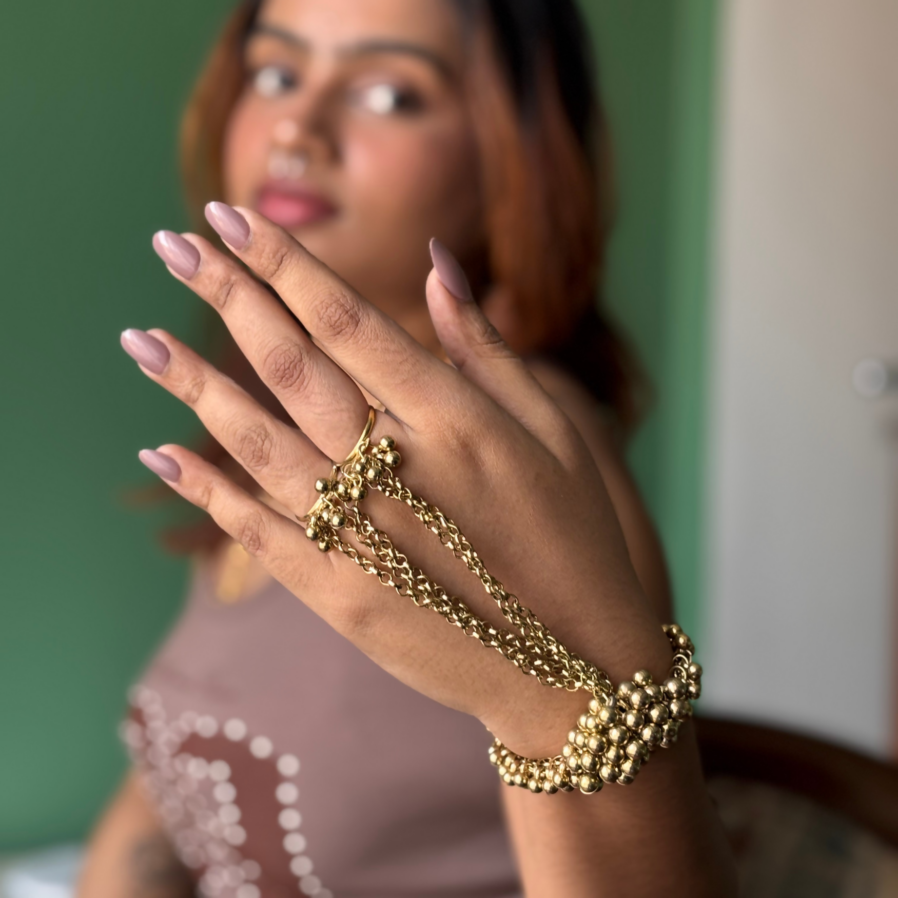 Ghungroo brass hathphool