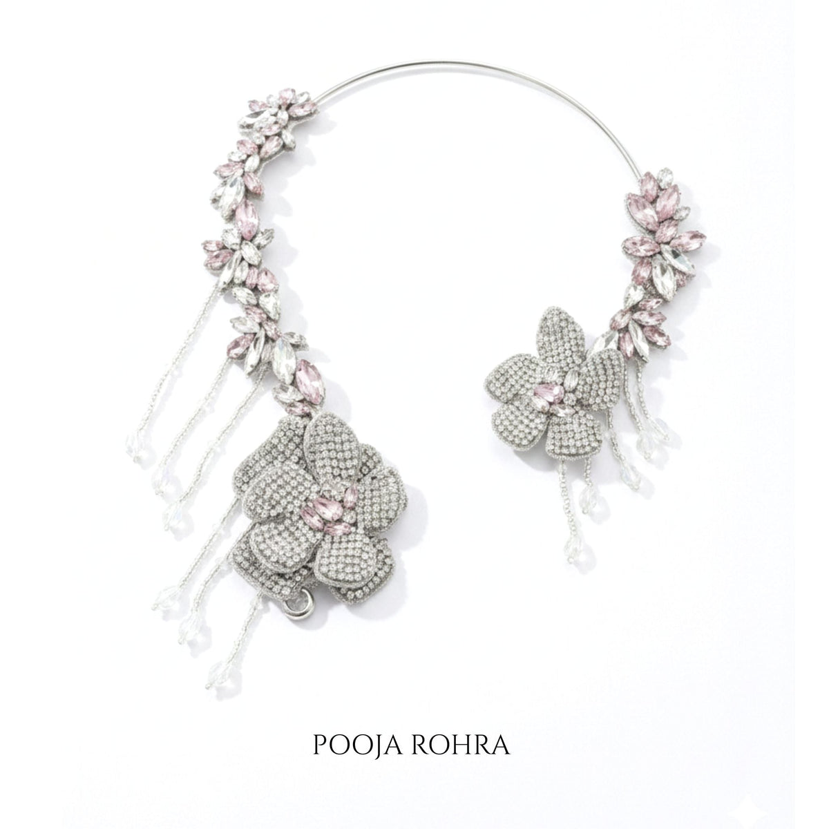 Mystical Floral Necklace handcrafted by Label Pooja Rohra