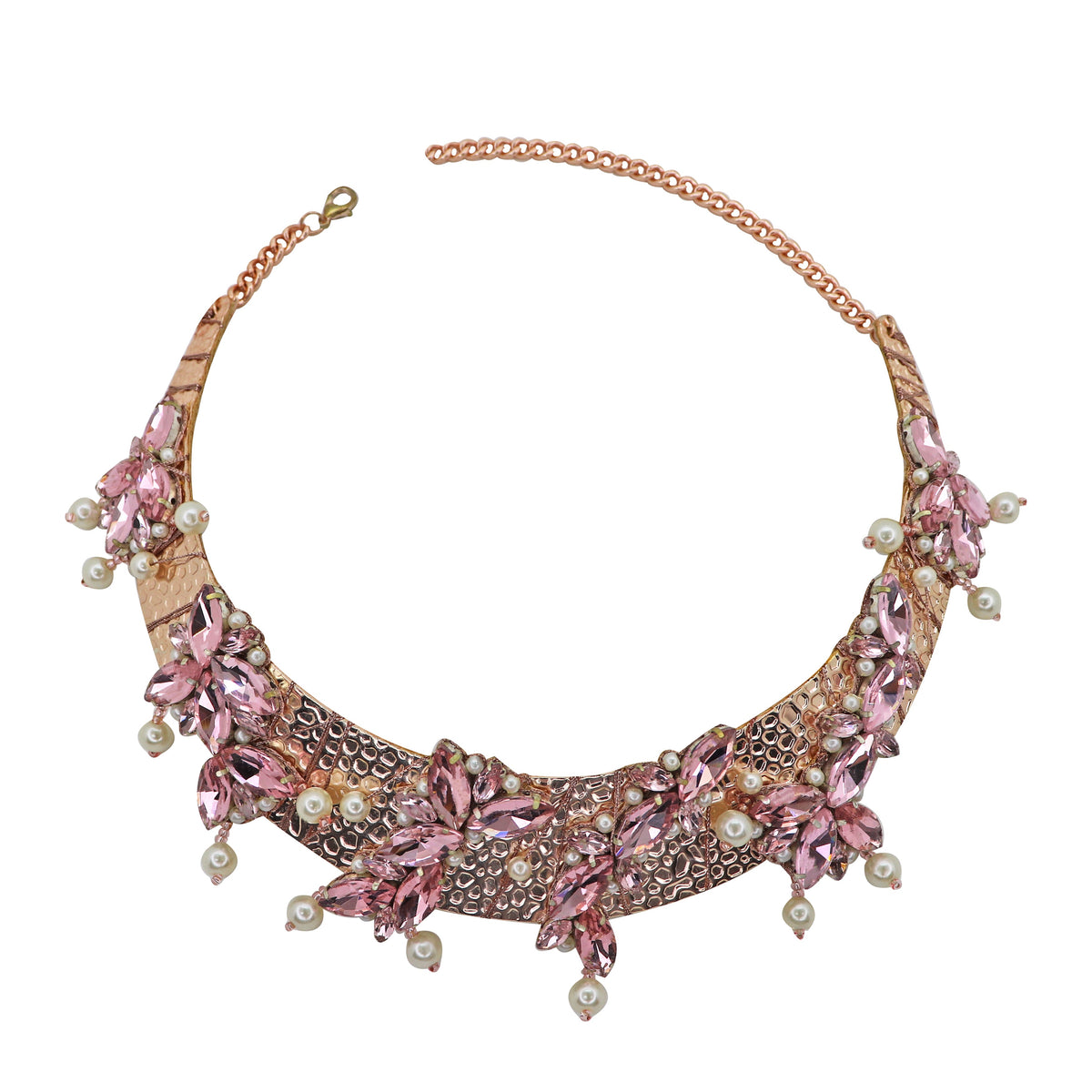 Swara Necklace in Rose Gold