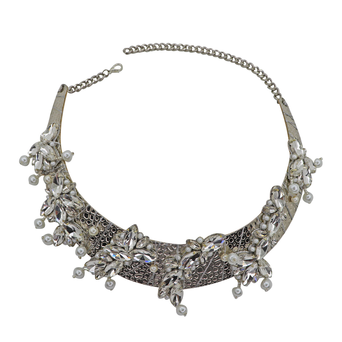 Swara Necklace in Silver