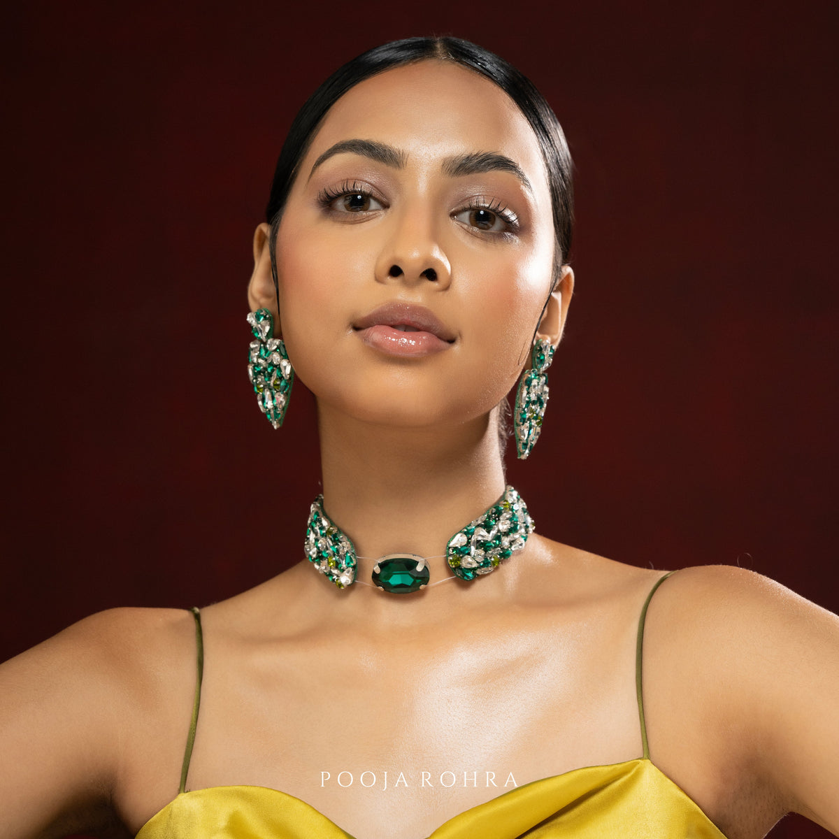 Zara Choker Necklace handcrafted by Label Pooja Rohra