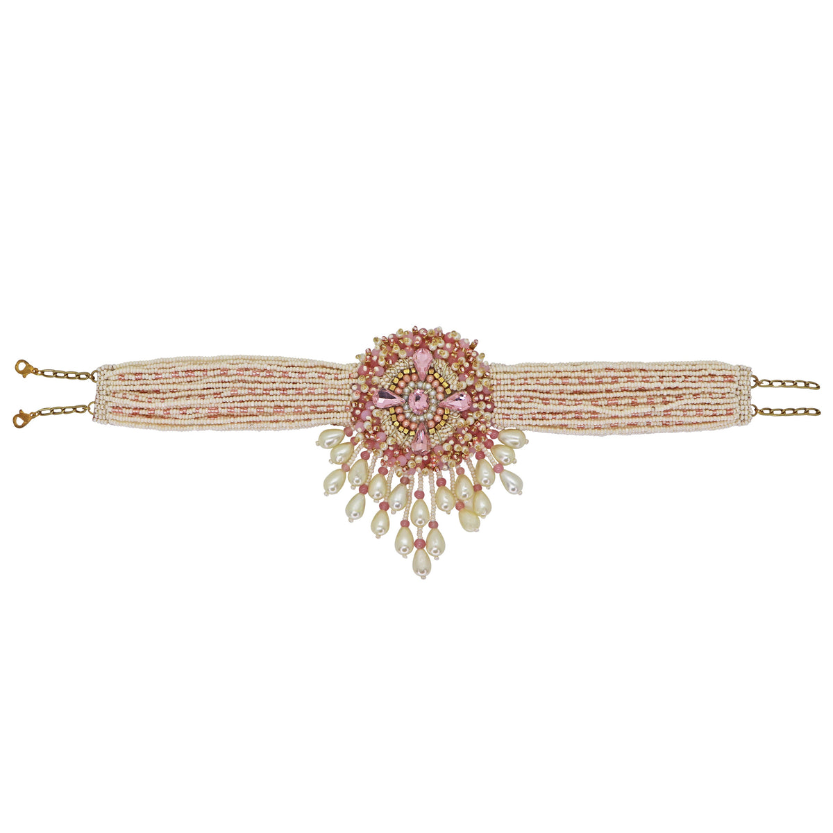 Aishwarya Necklace in Pink