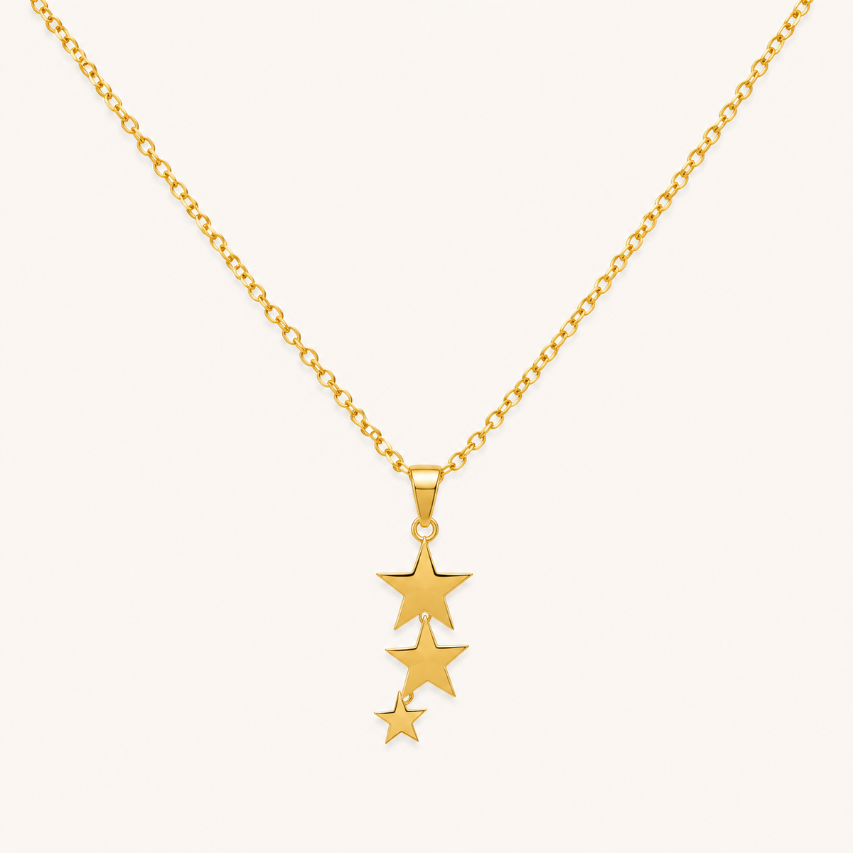 Golden Starfall Necklace