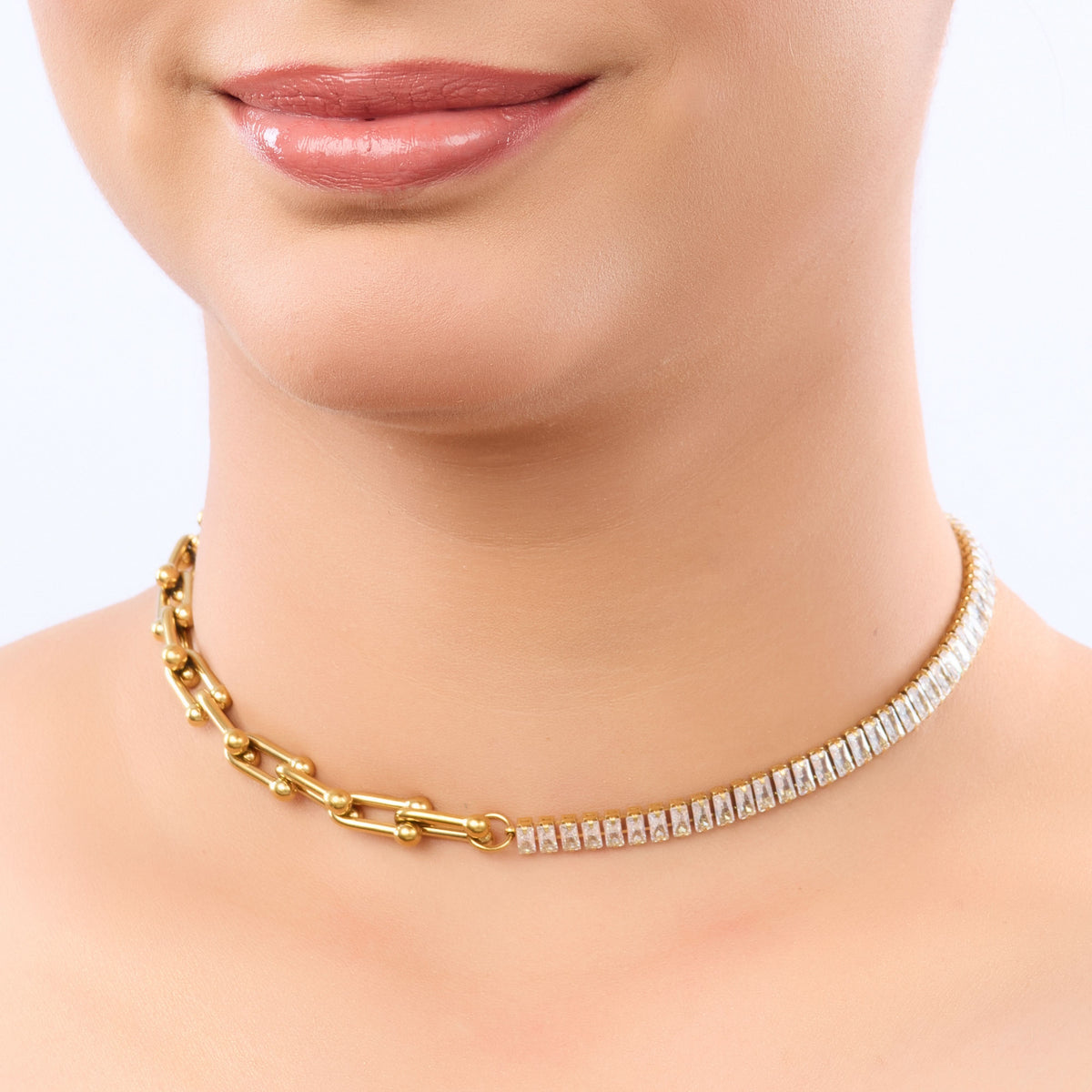 Golden Horseshoe Luck Necklace
