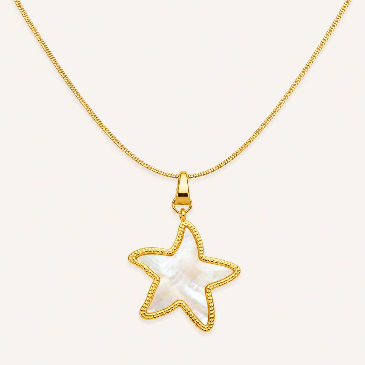 Seaside Starfish Shell Necklace