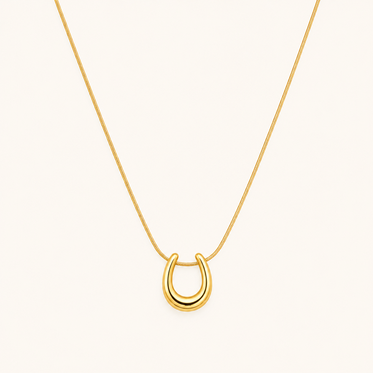 Manifest Gold Horseshoe Charm