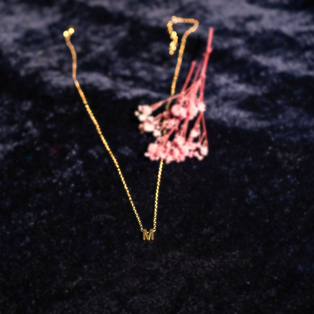 18K Gold Plated Initial Pendant Necklace for Women | Anti Tarnish