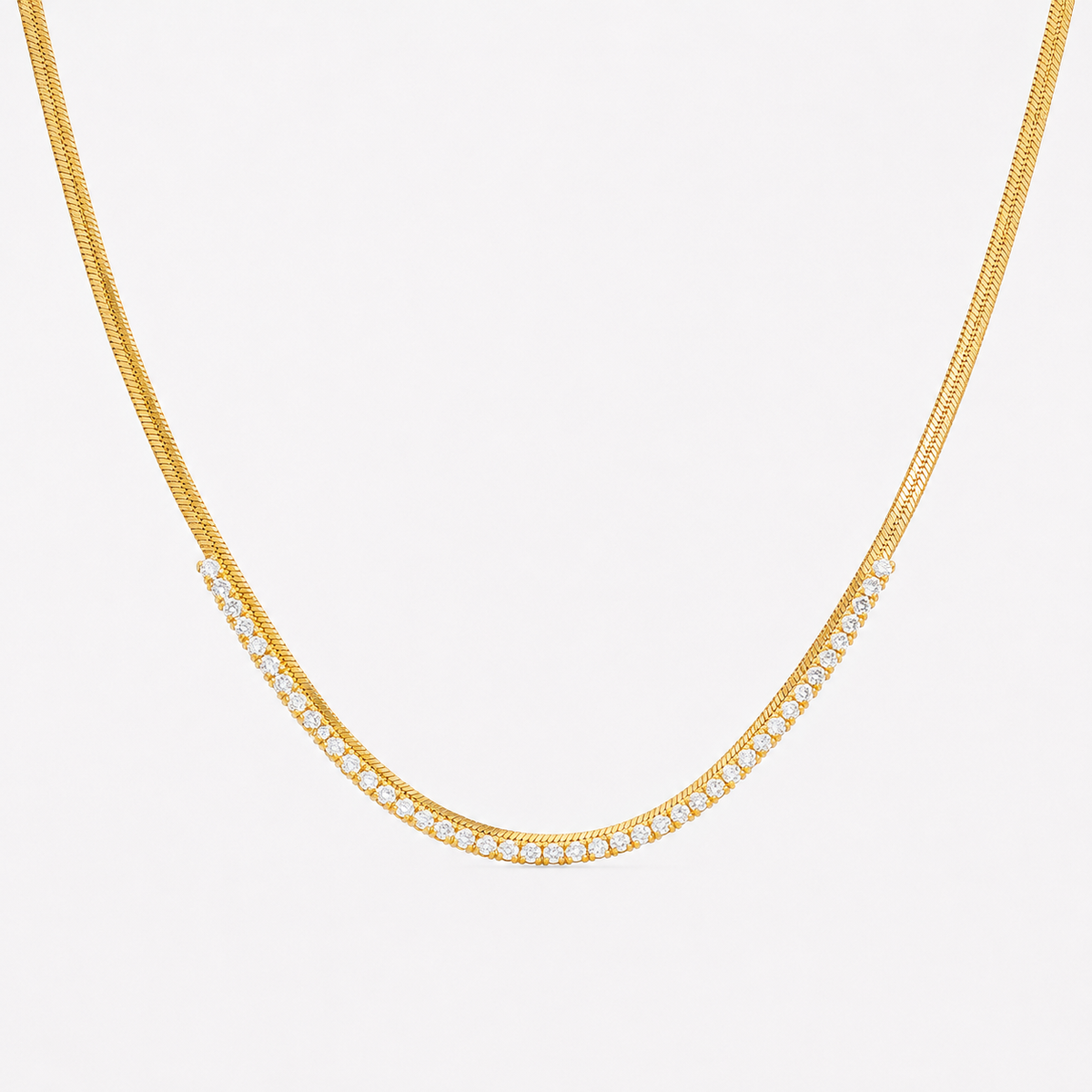 Elegant Gold Snake Chain Necklace