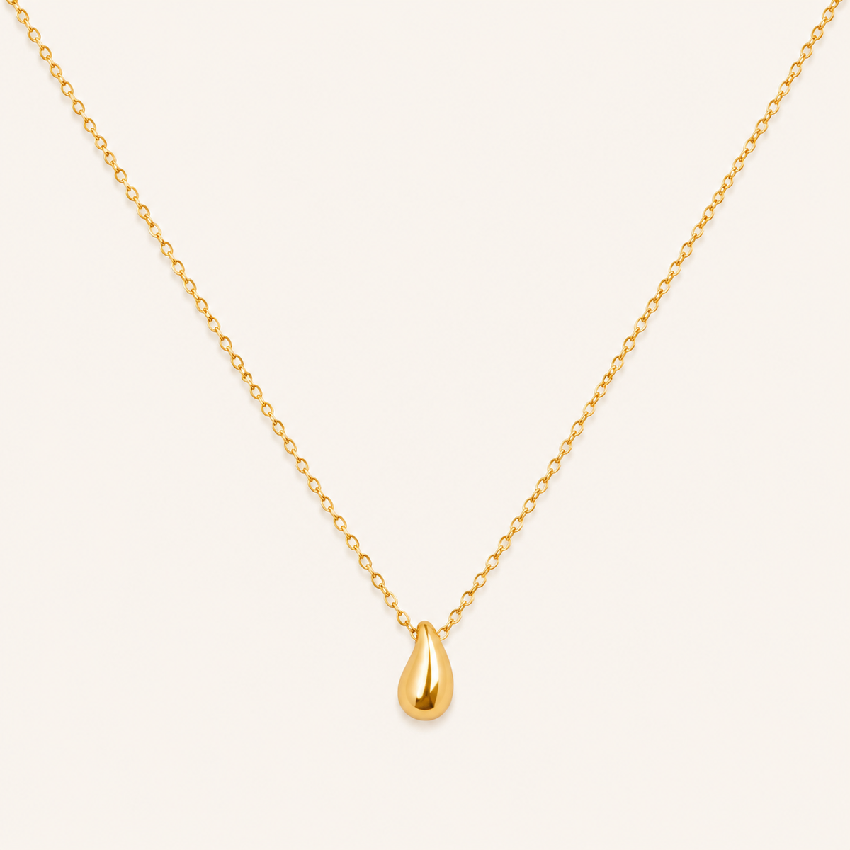 Golden Drop Elegance Necklace