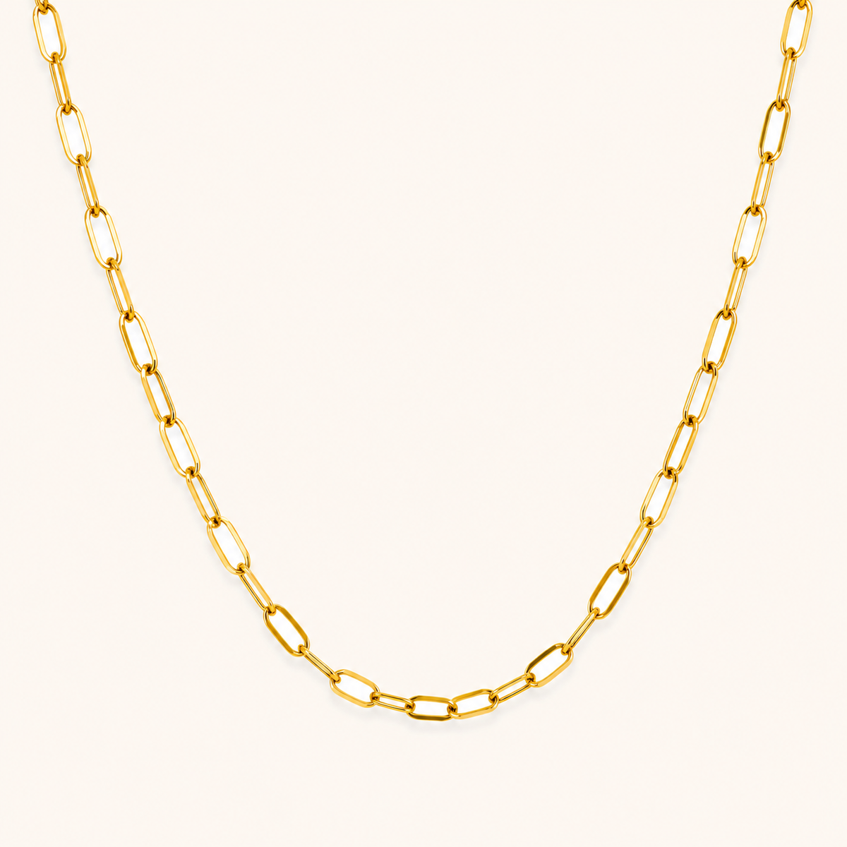 Golden Link Chain Necklace