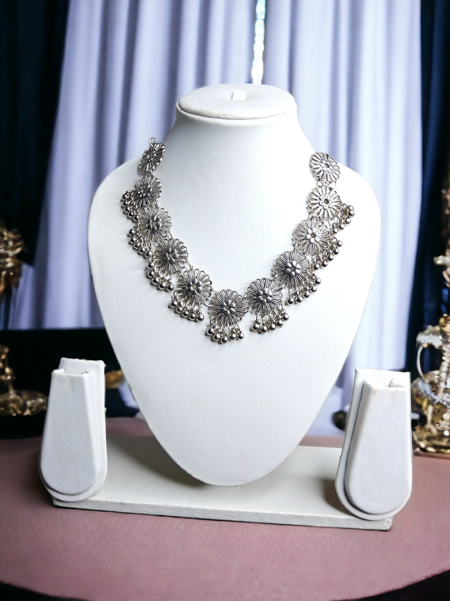 Eclipse Elegance Oxidized  Hand Made Choker
