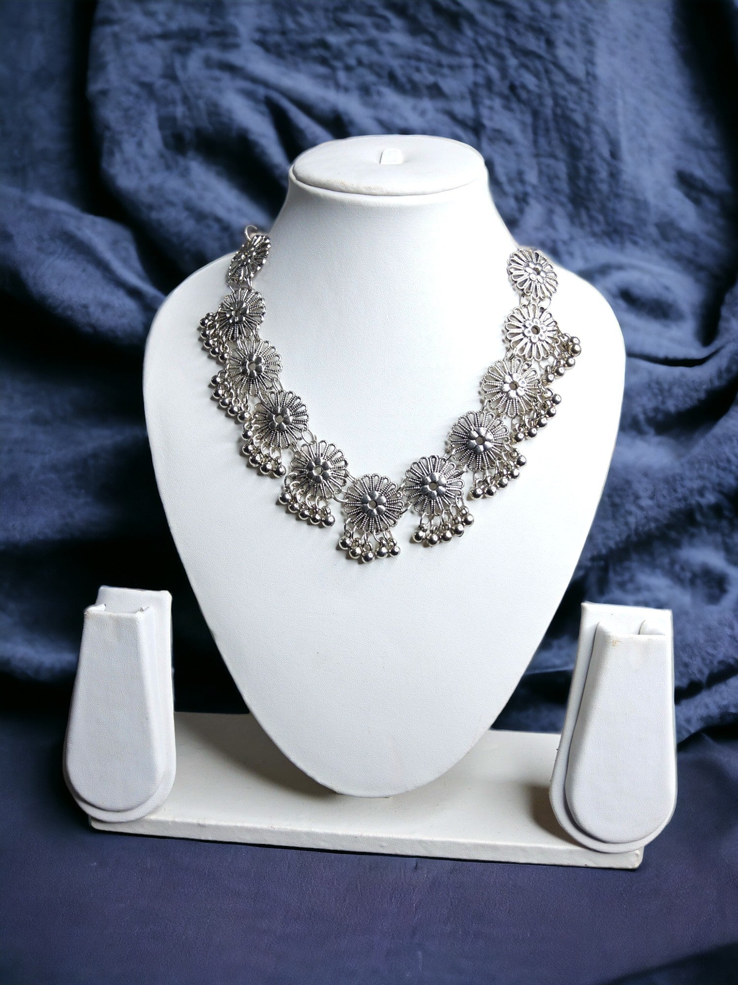 Eclipse Elegance Oxidized  Hand Made Choker
