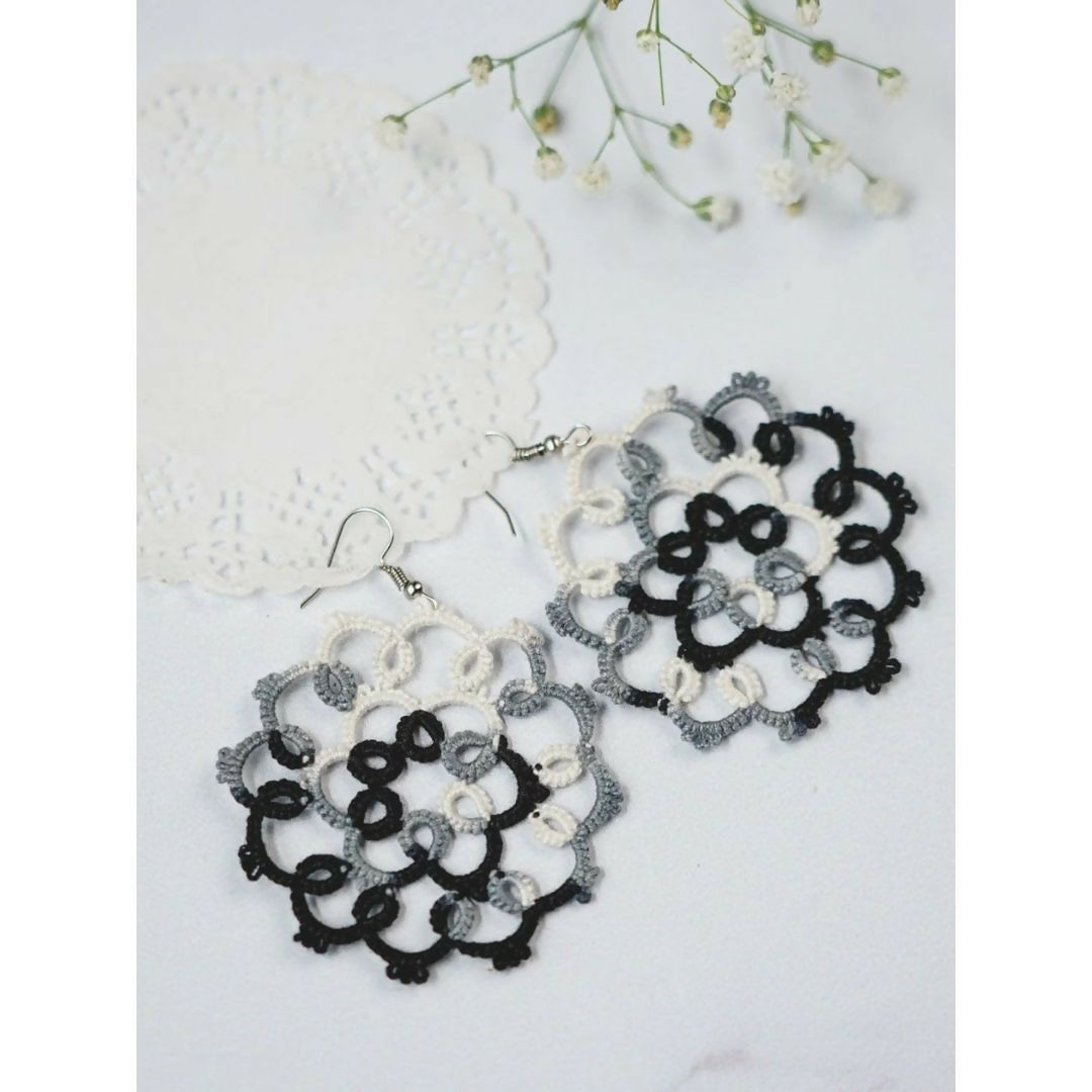 Monochrome Melody Earrings