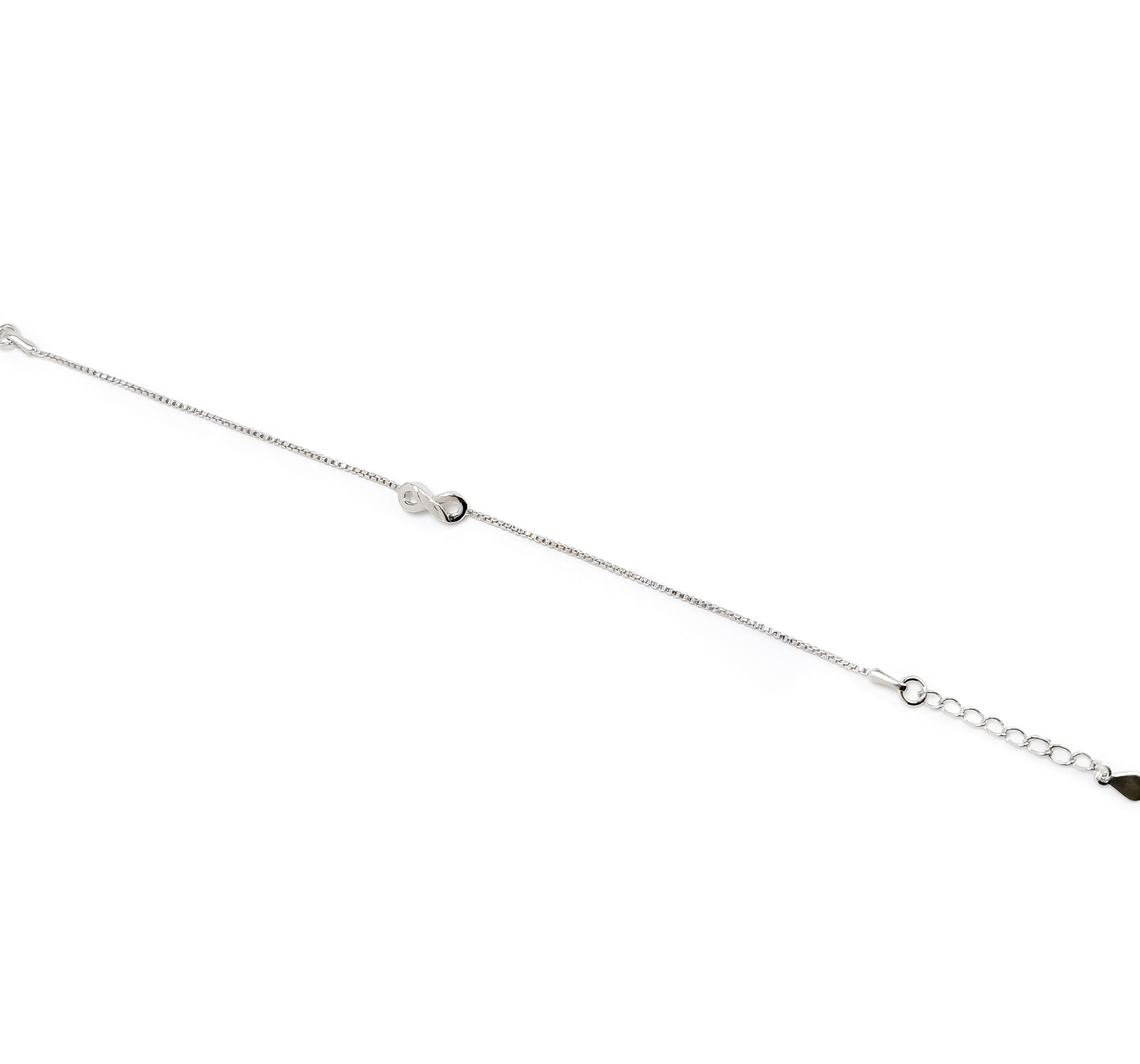 92.5 Silver Infinity Bracelet