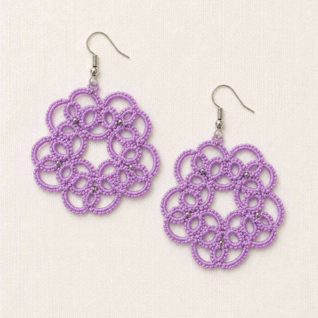 Lavender Bloom Earrings