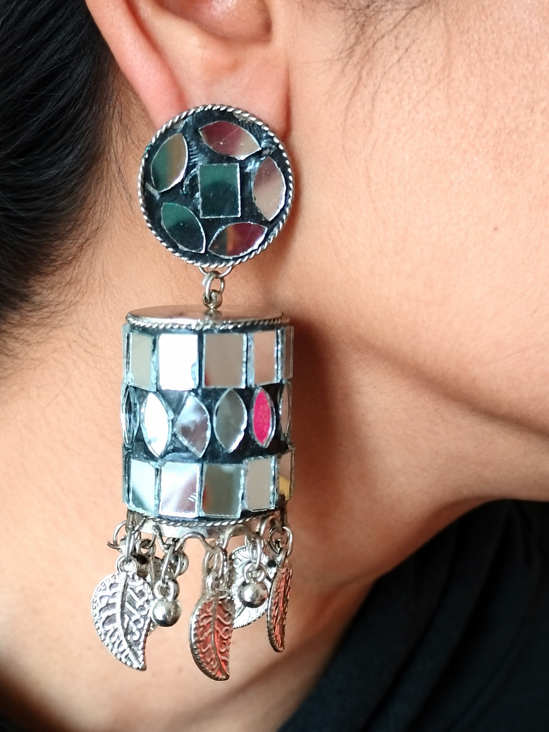 Mosaic Mirage Jhumkas