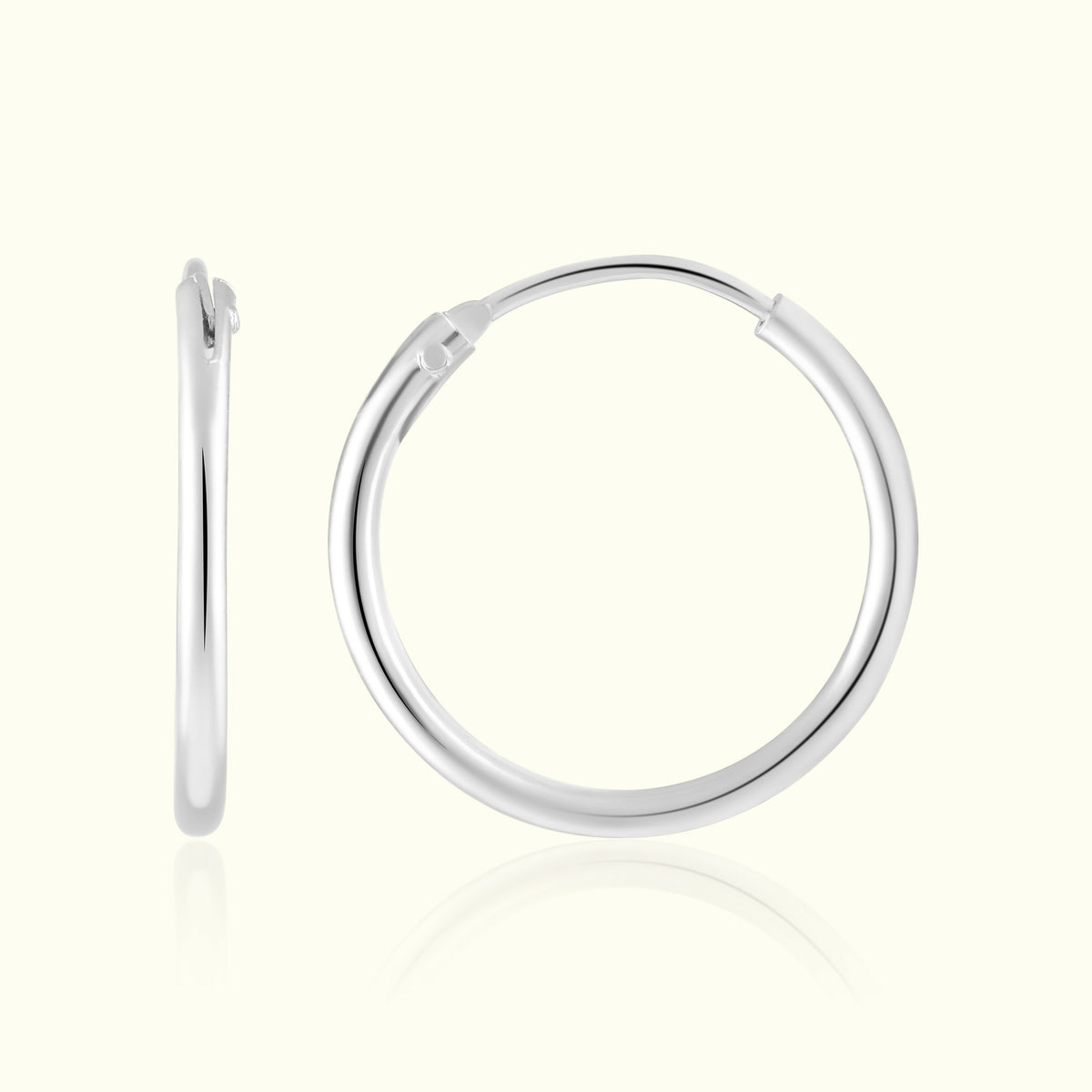 Pure Silver Hoop Bali