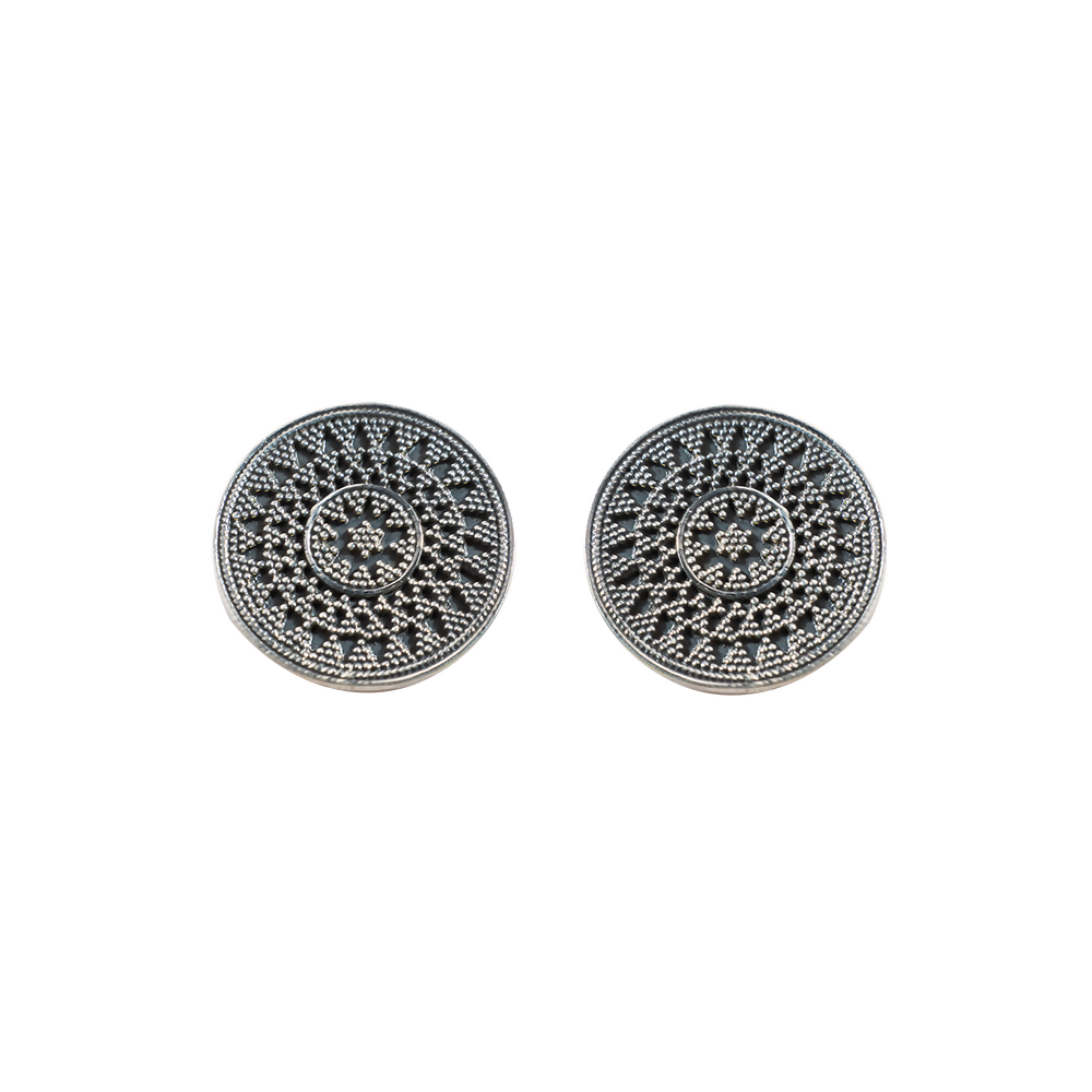 925 Sterling Silver Antique Finish Earrings for Women | Classic Designer Silver Earrings | Traditional Party Wear Jewelry