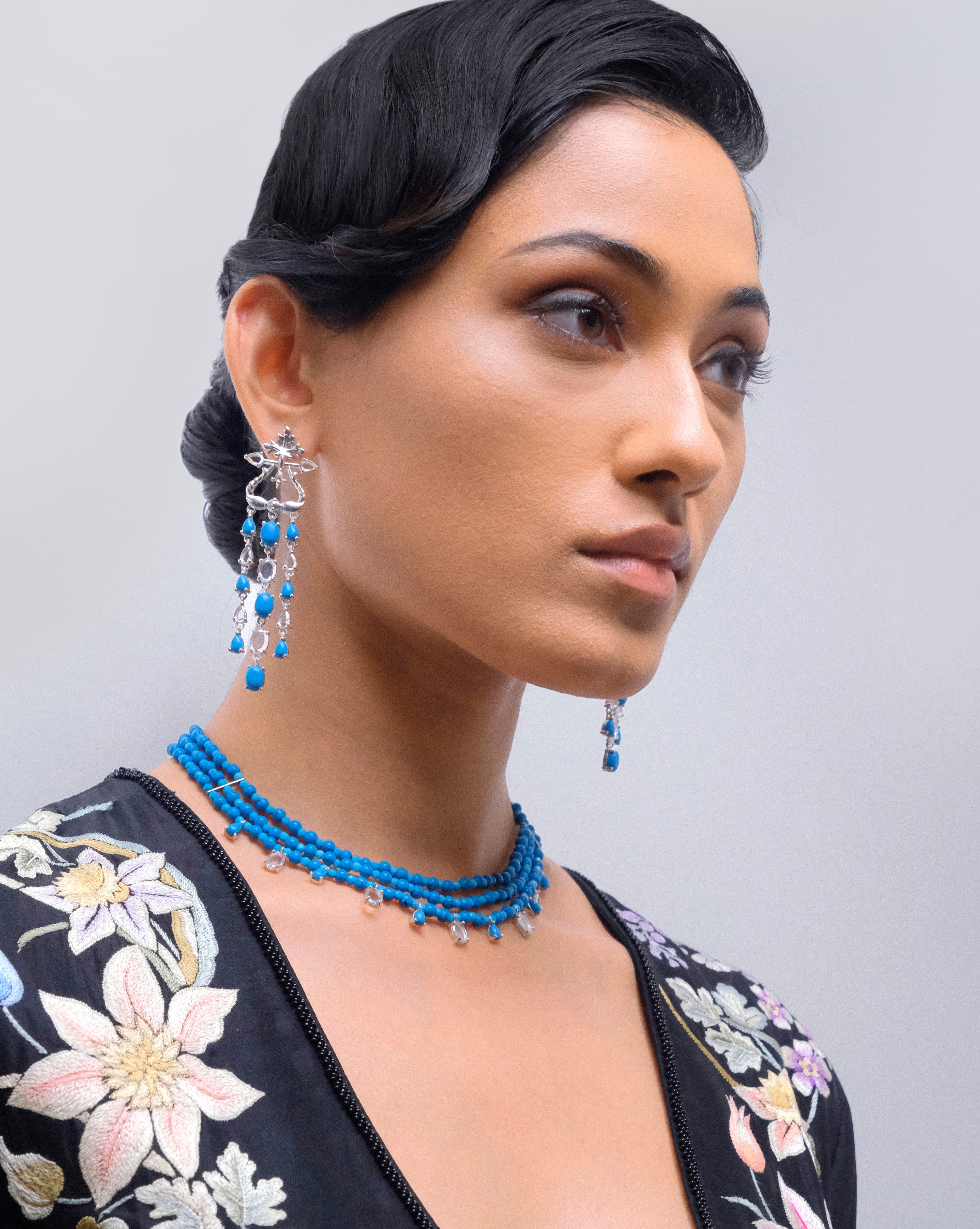 BLUE OF PARADISE EARRINGS