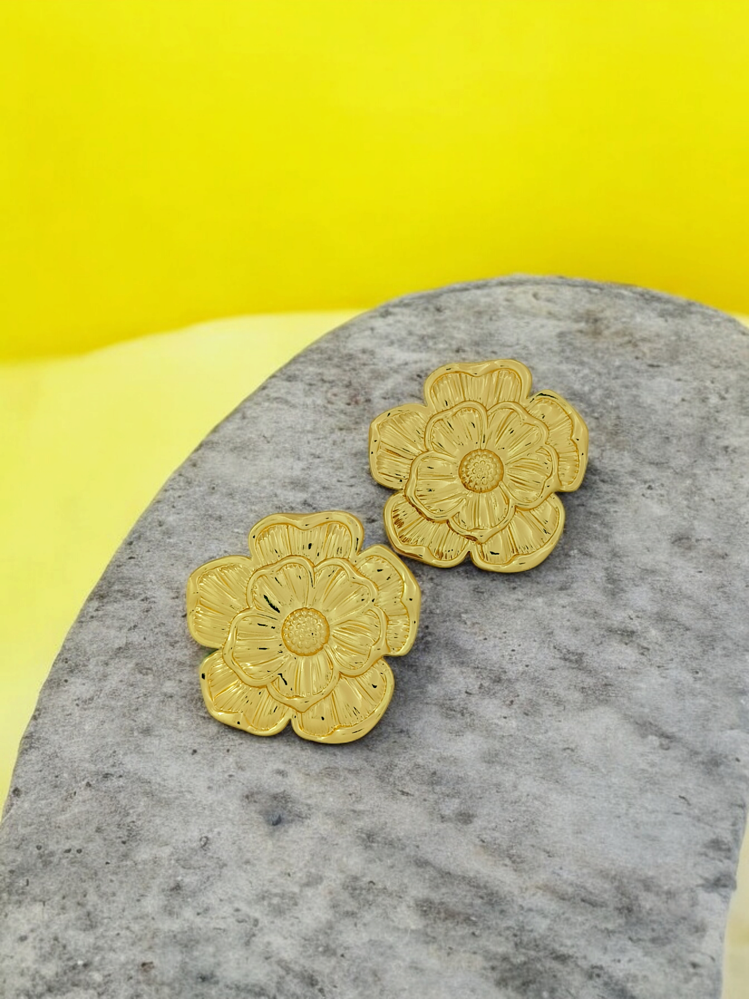 astria-jewellery-gold-plated-floral-stud-earrings-for-women-elegant-flower-design-minimal-chic-daily-wear-party-jewellery