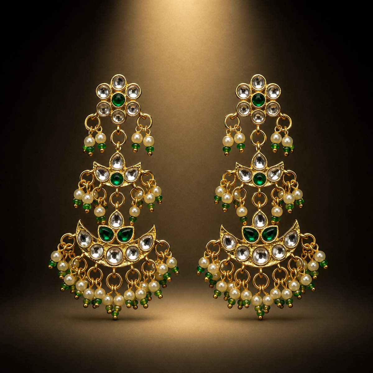 Emerald Noor Set (with Maan-tikka)