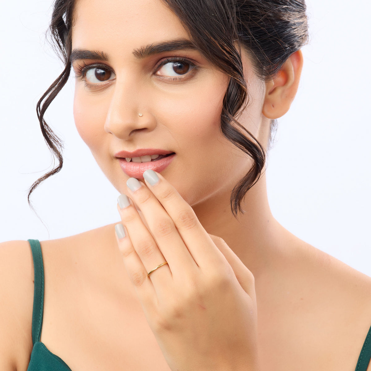 18K Gold Plated Spark Tone Gold Ring for Women | Anti Tarnish