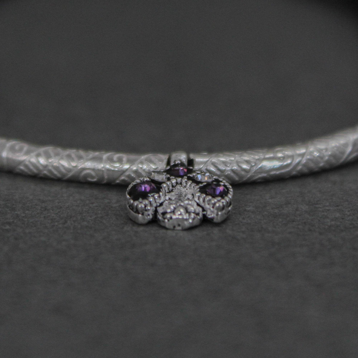 Adjustable 925 Silver Anklet with Sapphire Accents - BeAbhika.com