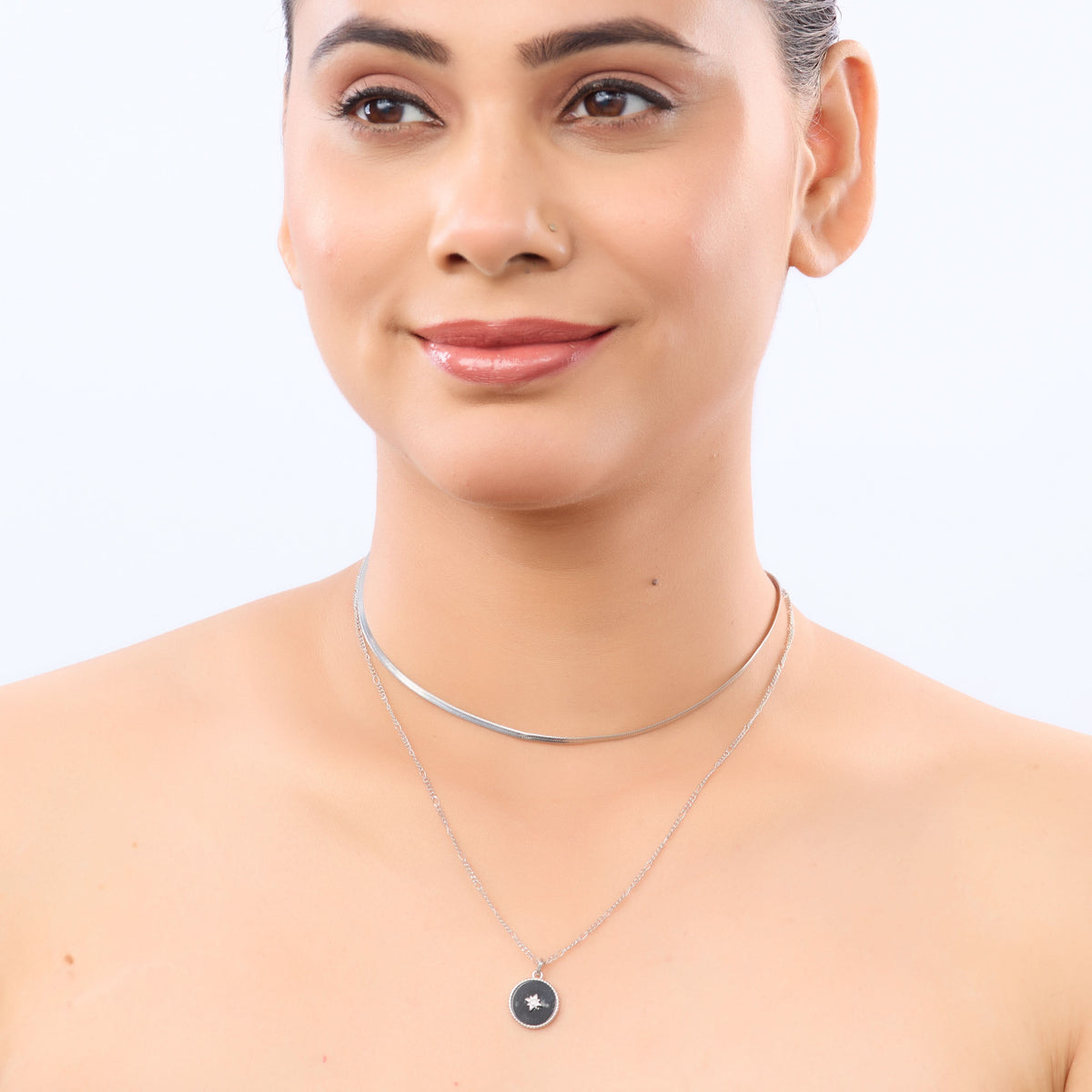 18K Gold Plated Sterling Astra Compass Chain for Women | Anti Tarnish