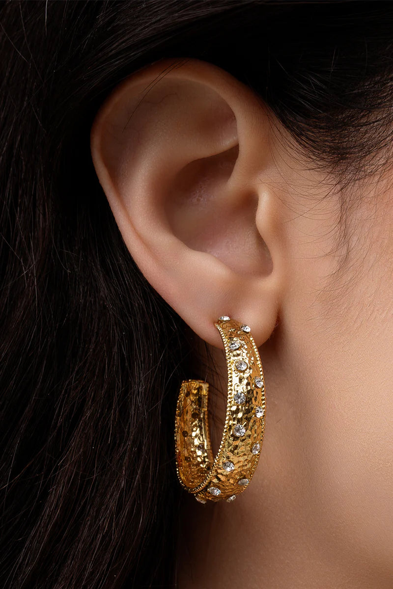 Celeste Radiance Hoops