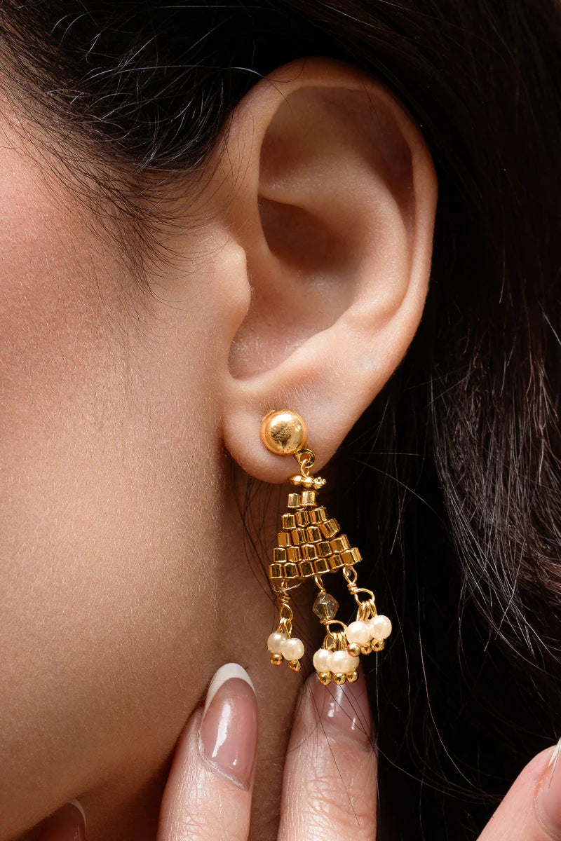 Heera Jharna Stud Drops