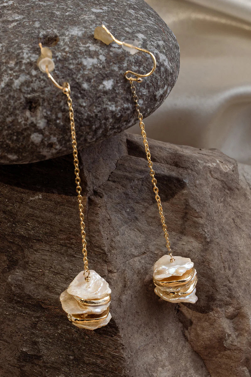 Sea Pearl Drift Earrings