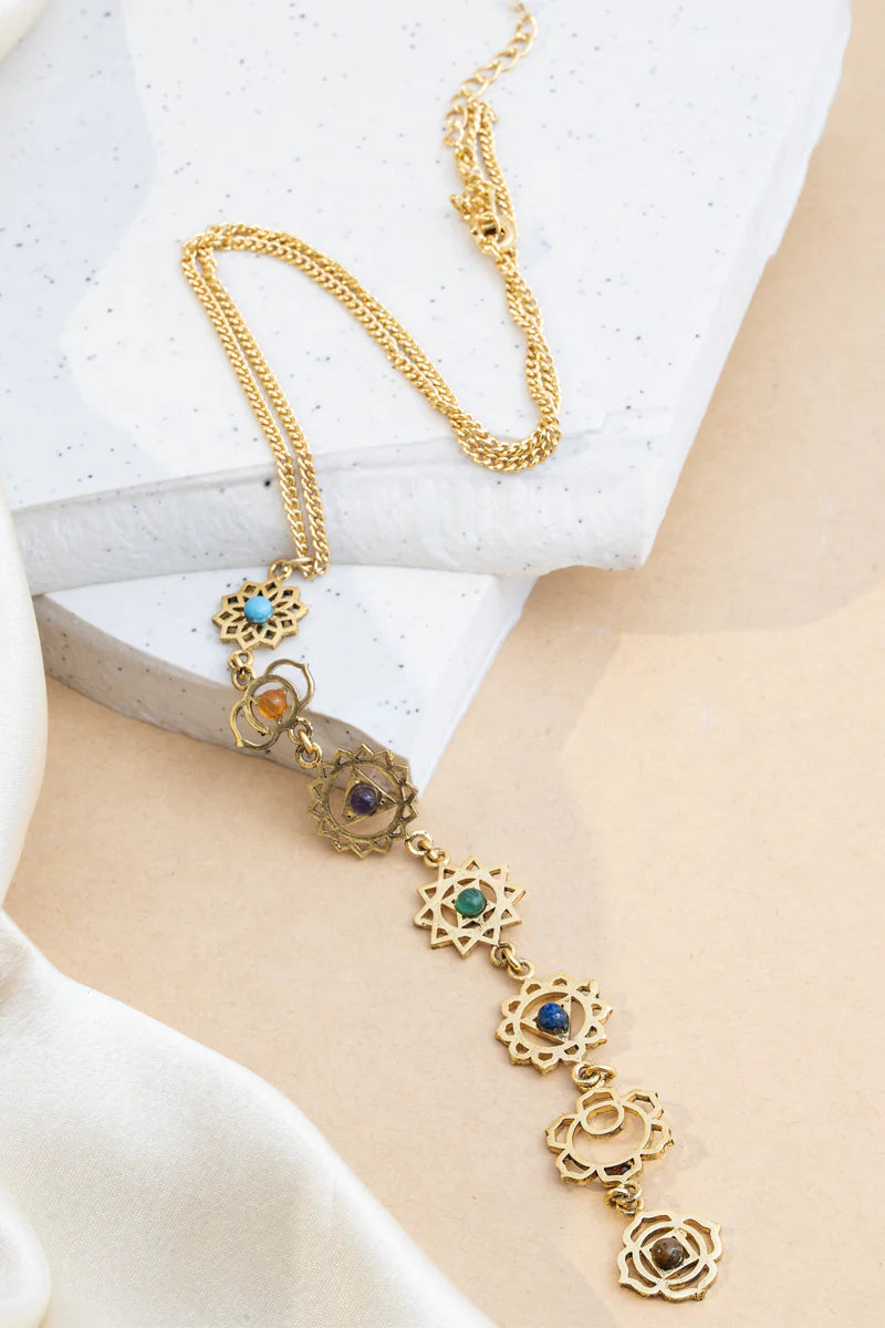 SaptaChakra Aura Necklace