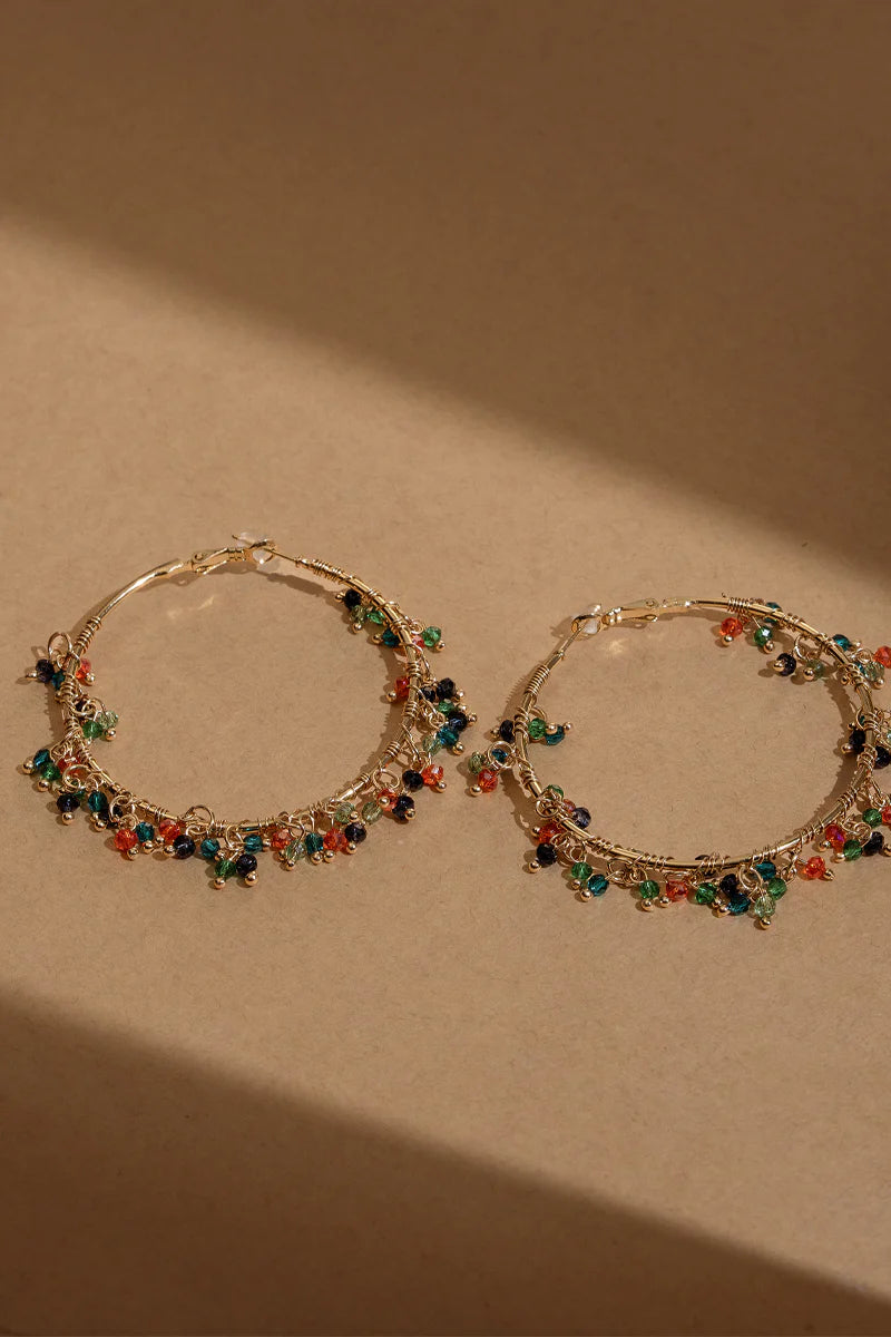 Mosaic Luxe Hoops