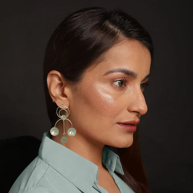 Salome Earrings - Chrome
