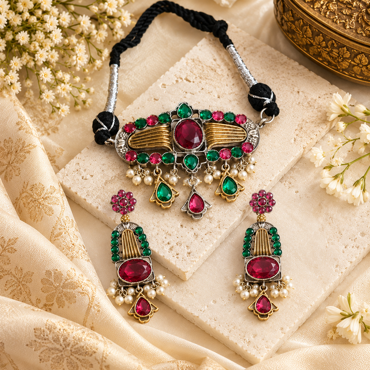 Soraya Stone Choker Set