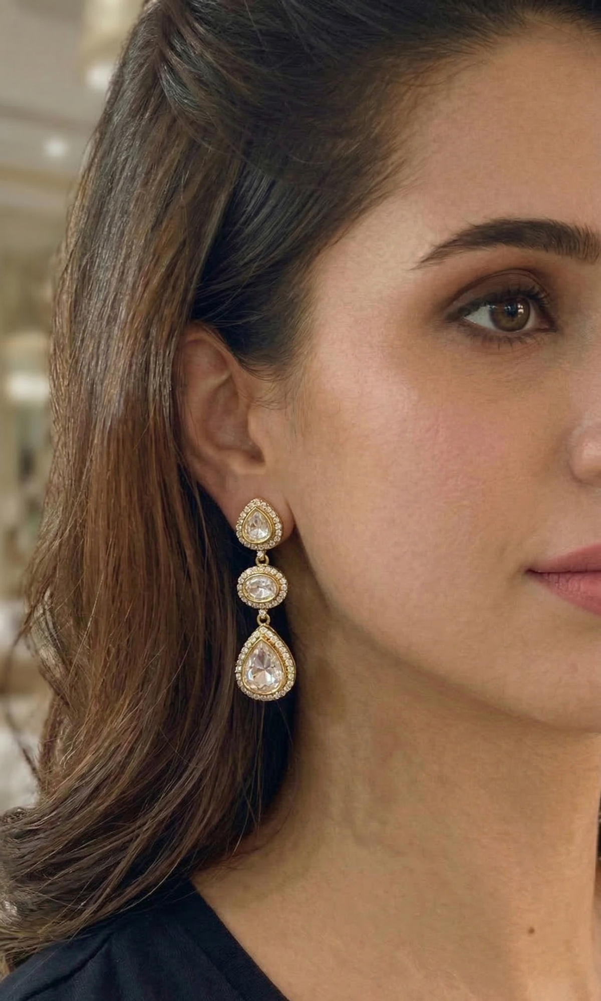 Teardrop Cascade Earrings