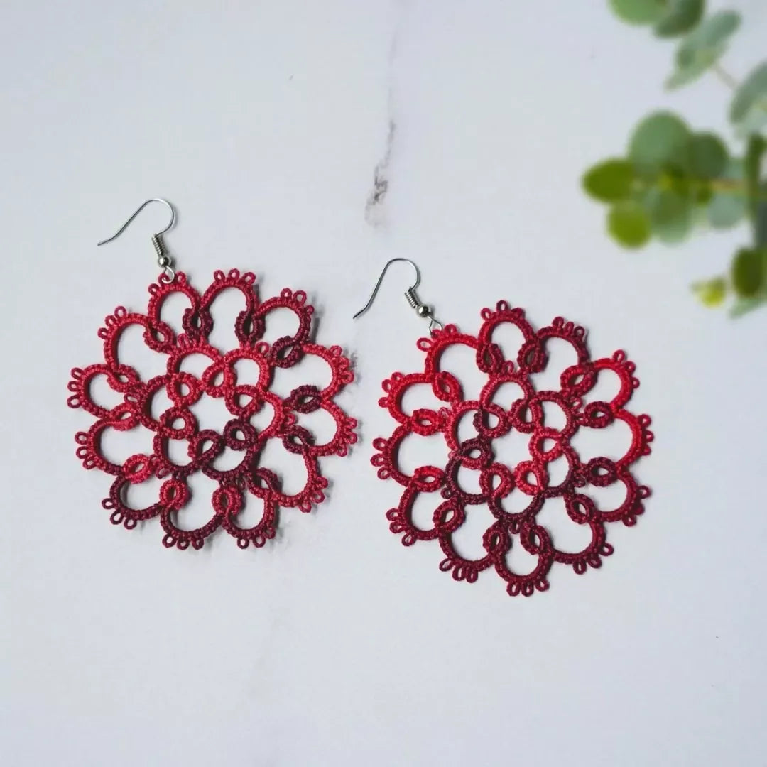 Wine Whisper Earrings