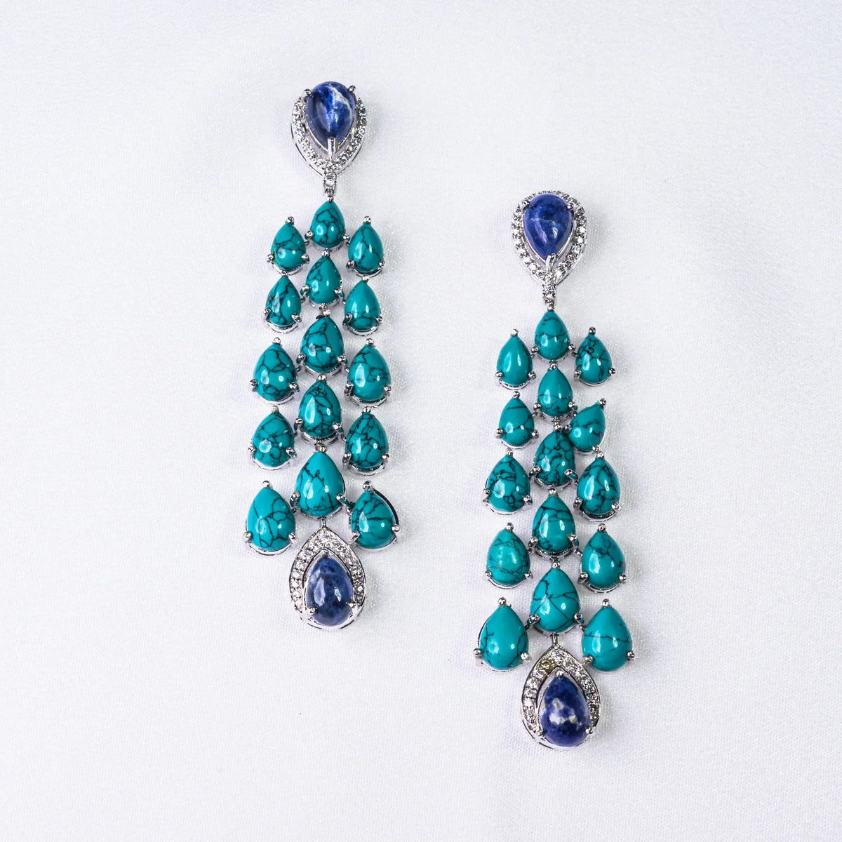 Turquoise Cascade - Varenya Galleria