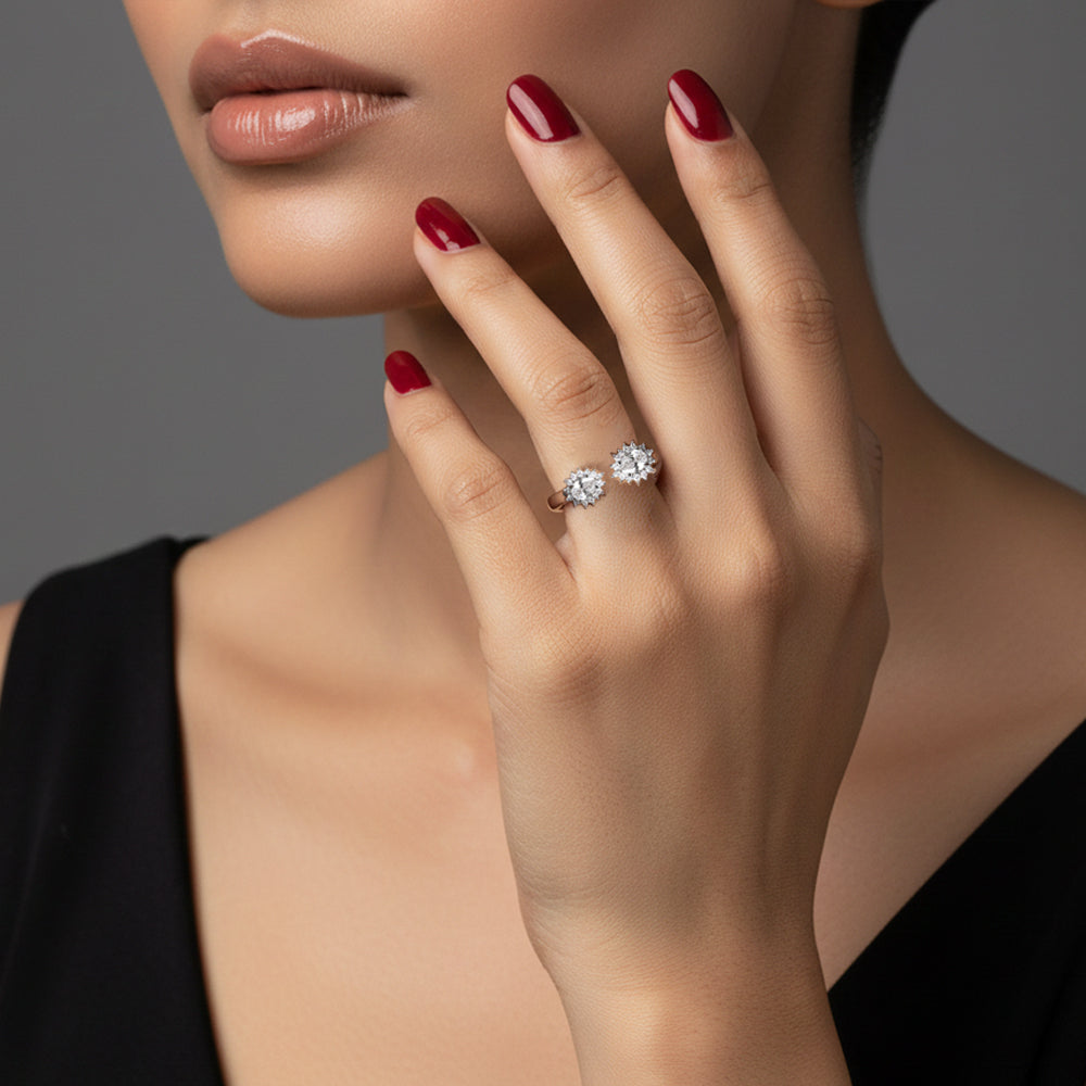 Twin Radiance Ring