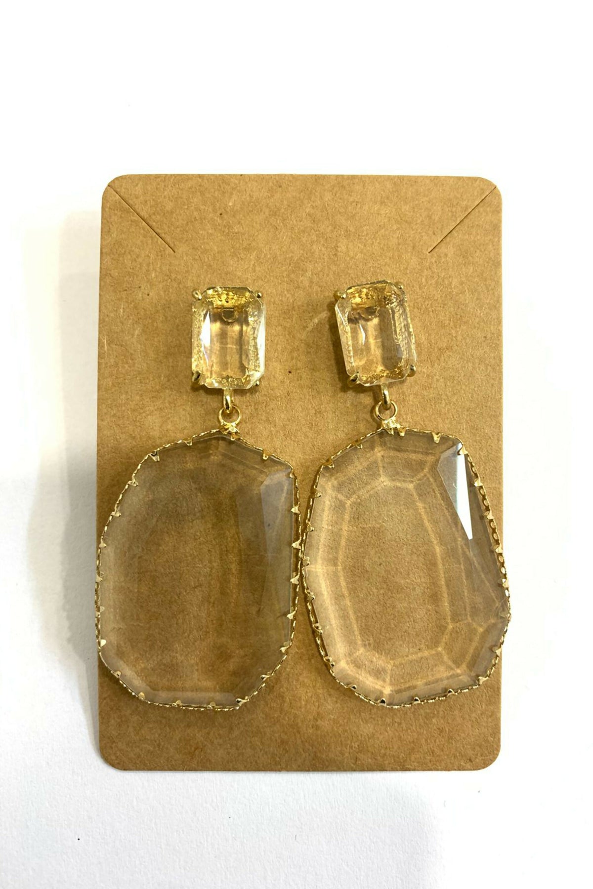 Aurora Faceted Crystal Drop Earrings BSJ135