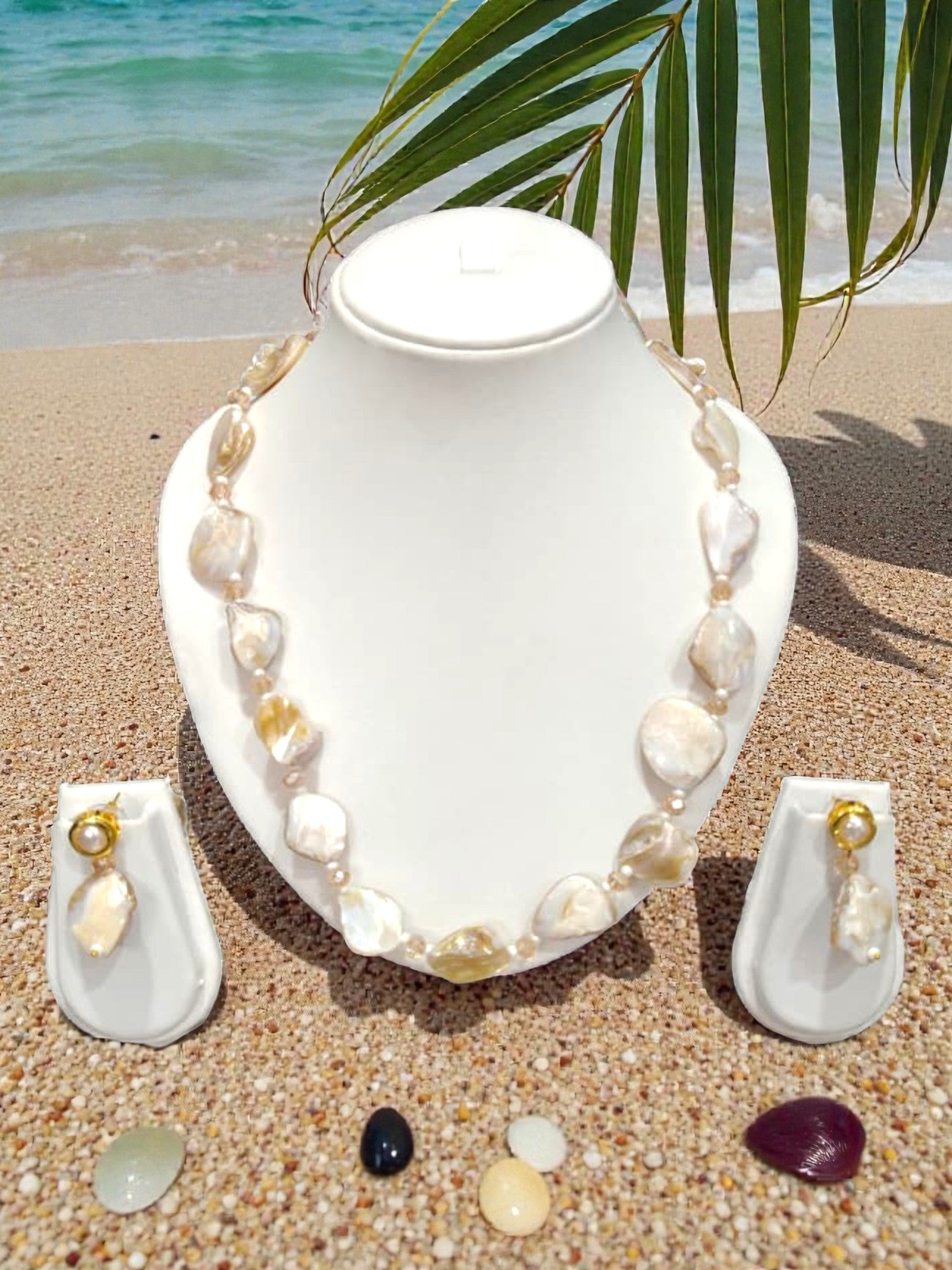 OceanNoor Shell Necklace Set