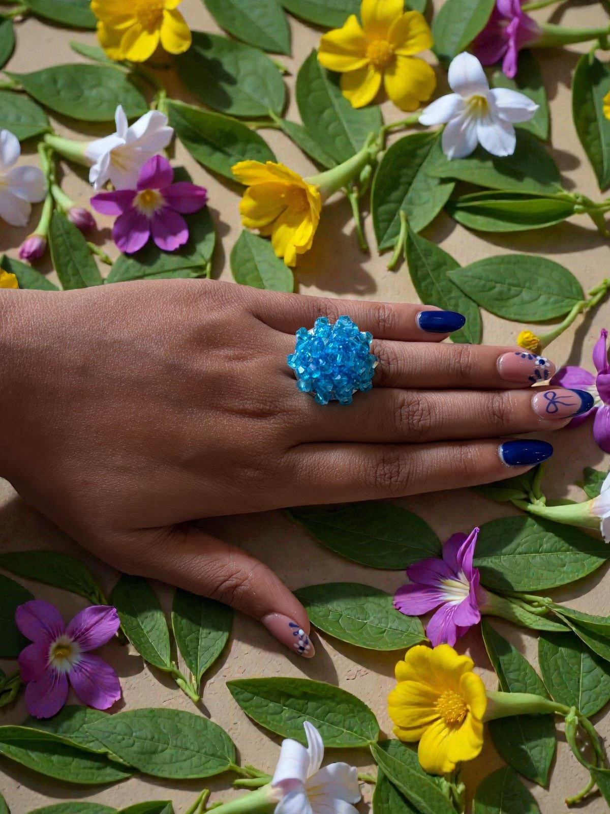 Everyday Pop Crystal Statement Ring â€“ Small Size (11 Colours Available)