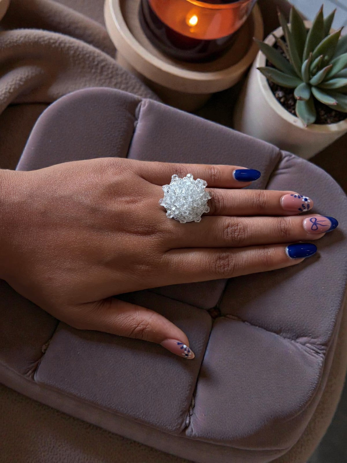 Everyday Pop Crystal Statement Ring â€“ Small Size (11 Colours Available)