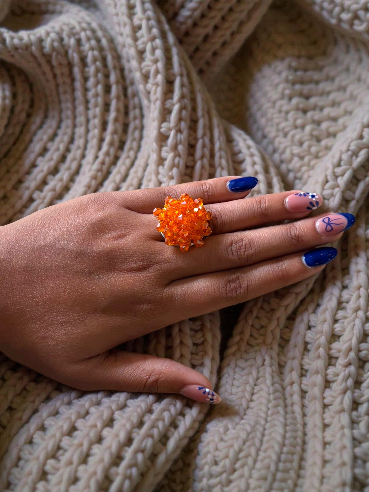 Everyday Pop Crystal Statement Ring â€“ Small Size (11 Colours Available)