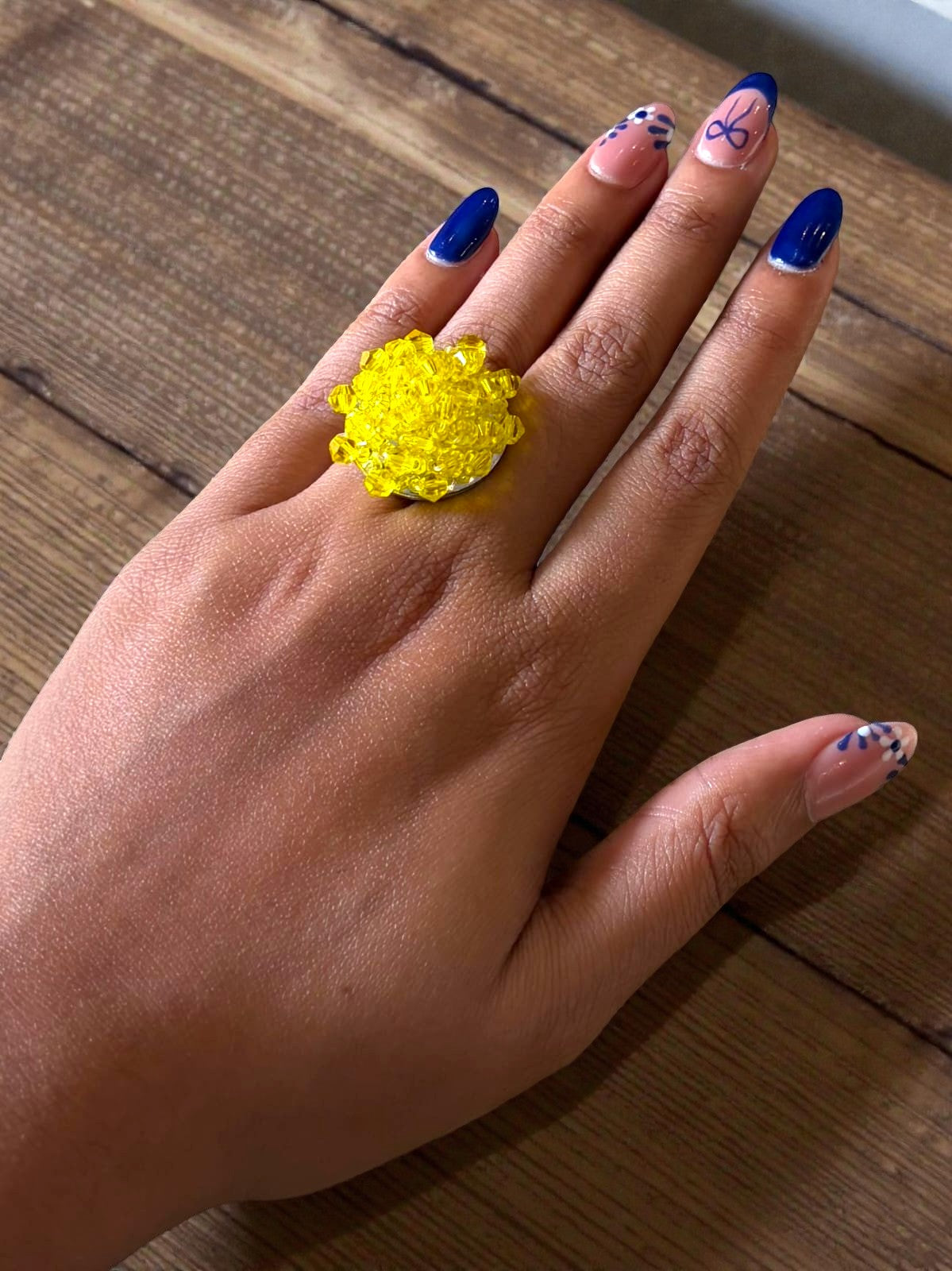 Everyday Pop Crystal Statement Ring â€“ Small Size (11 Colours Available)