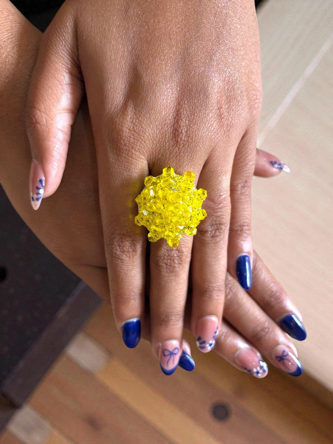 Everyday Pop Crystal Statement Ring â€“ Small Size (11 Colours Available)